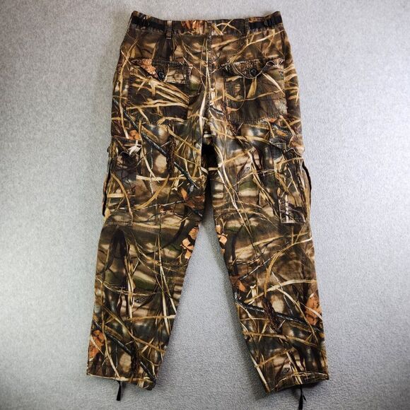 Vintage Red Head Pants Mens M Advantage Camo Cargo Adjustable Waist Hunting - Picture 14 of 15